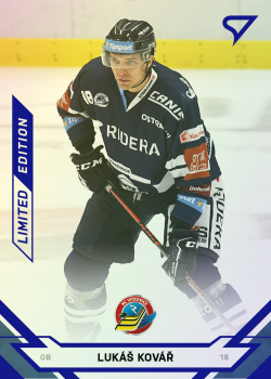 Lukas Kovar Vitkovice Tipsport ELH 2021/22 SportZoo 1. serie Blue /99 #168